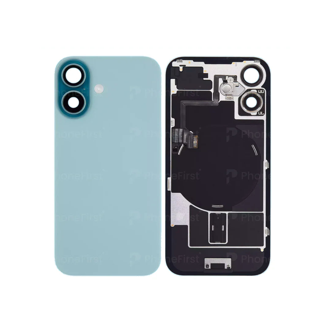 Apple iPhone 16 - Pulled Original Battery Back With Wireless Coil Teal