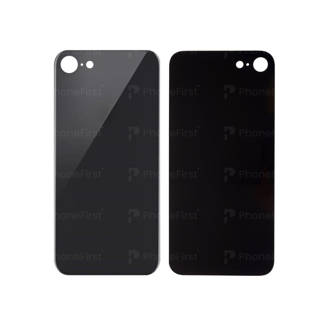 Apple iPhone 8 - Battery Back Big Hole Black Nparts Advance