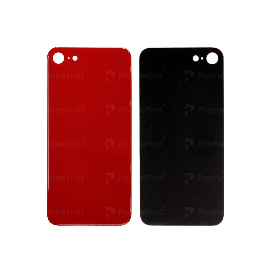 Apple iPhone 8 - Battery Back Big Hole Red Nparts Advance