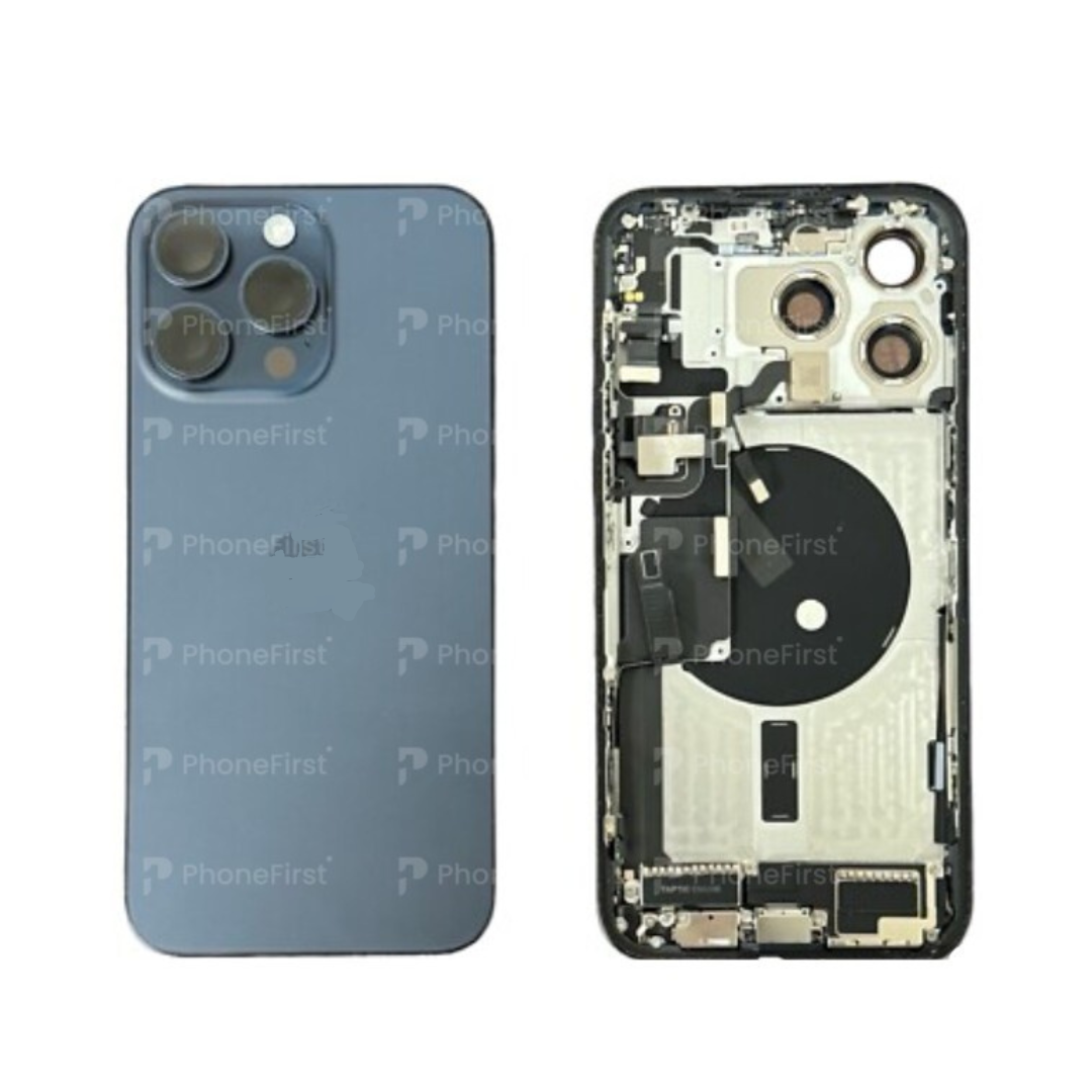 Apple iPhone 15 Pro Max - Battery Back With WirelessCoil Blue Titanium