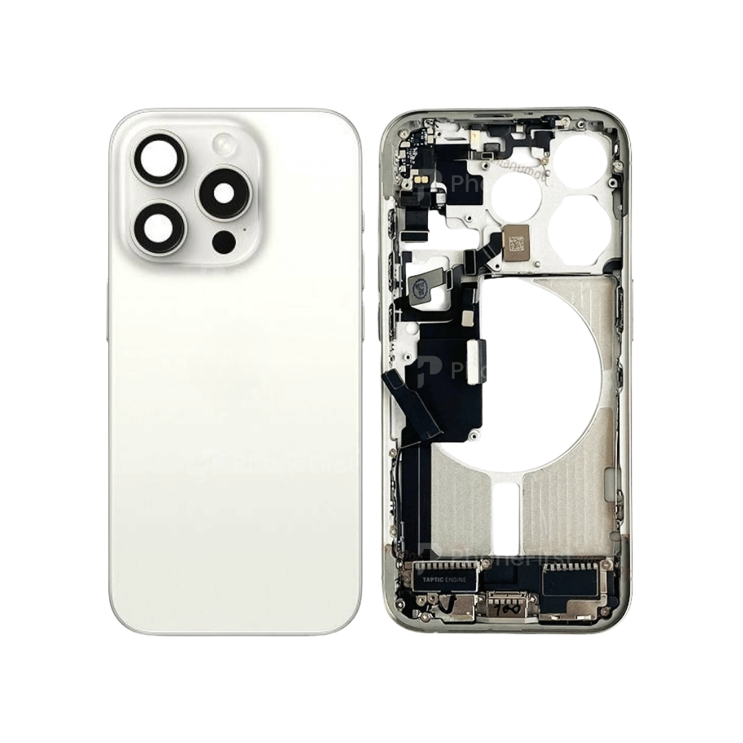 Apple iPhone 15 Pro Max Housing With Original Parts White