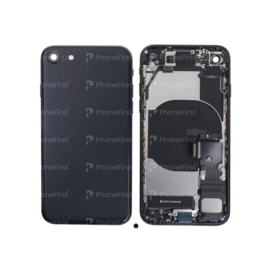Apple iPhone SE 2022 Aftermarket Housing With Parts  Black
