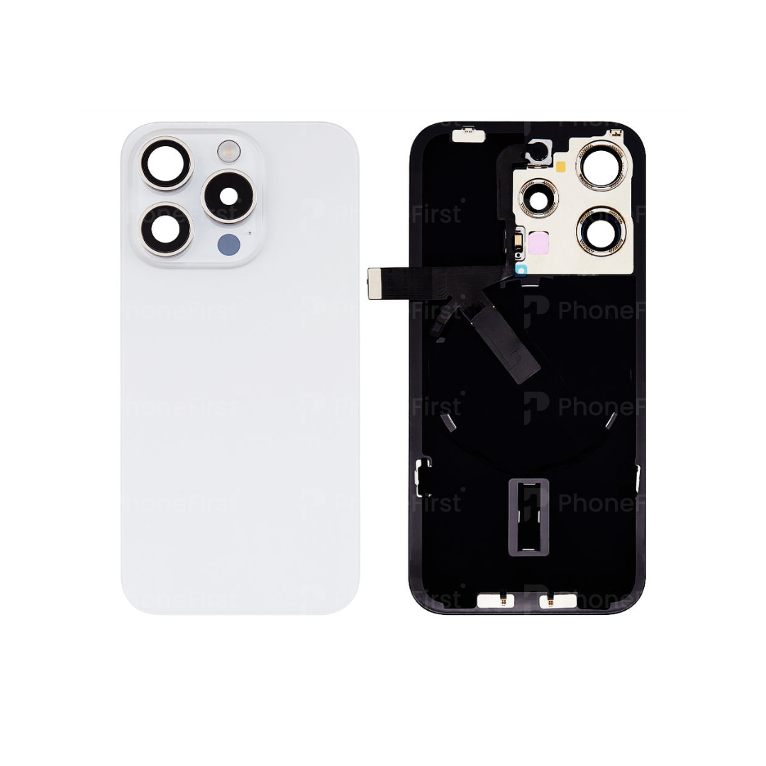 Apple iPhone 15 Pro - Battery Back With WirelessCoil White Titanium