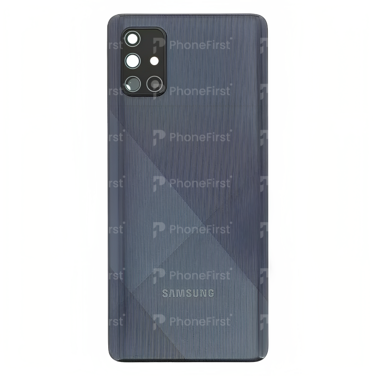 Samsung A71 A715 - Battery Back With Lens Prism Crush Black
