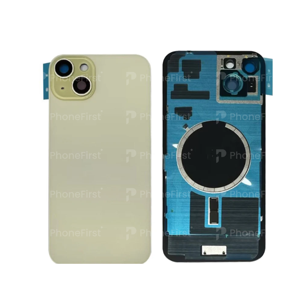 Apple iPhone 15 Plus - Battery Back With Magnet Yellow
