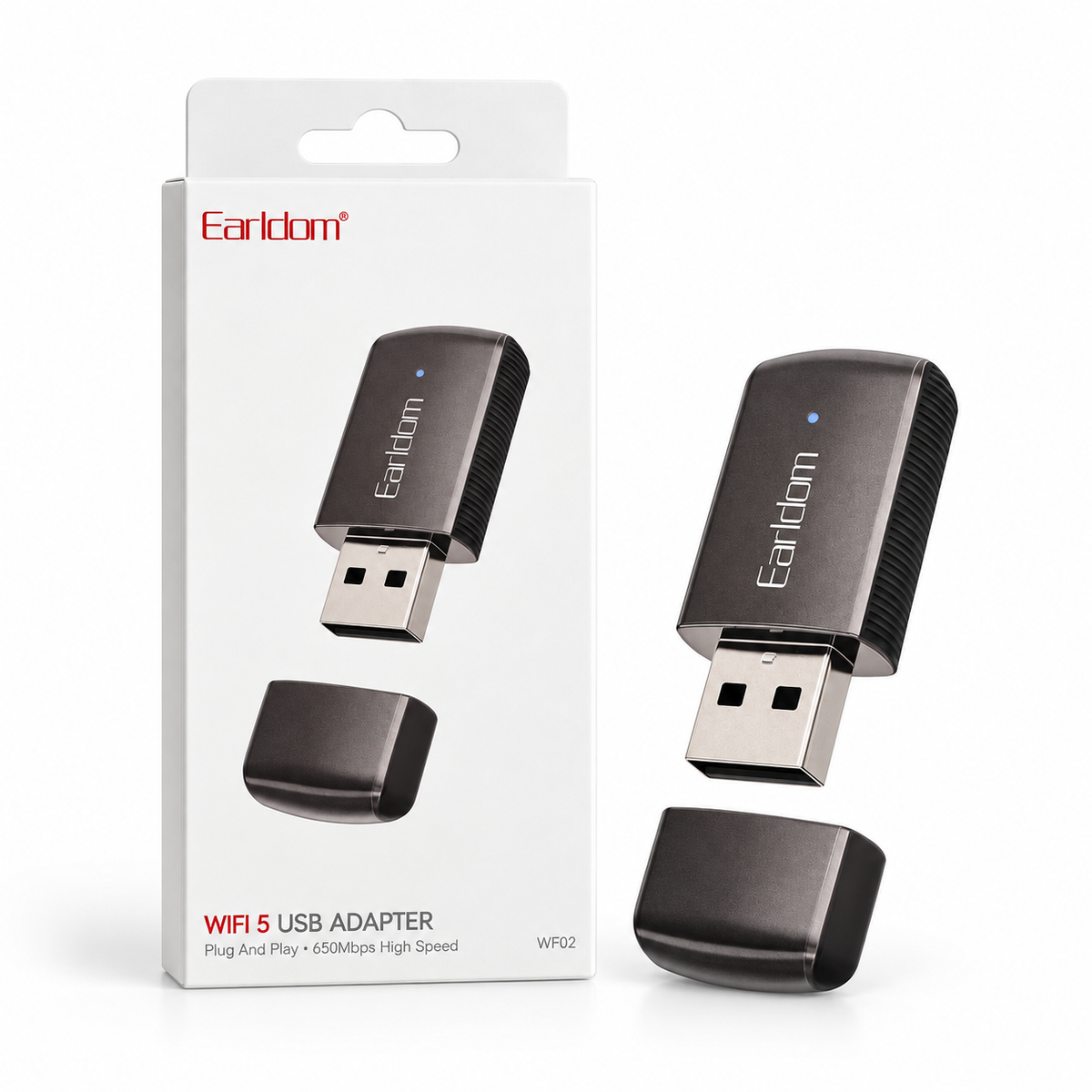 Earldom WiFi 5 USB Adapter 650mbps WF02