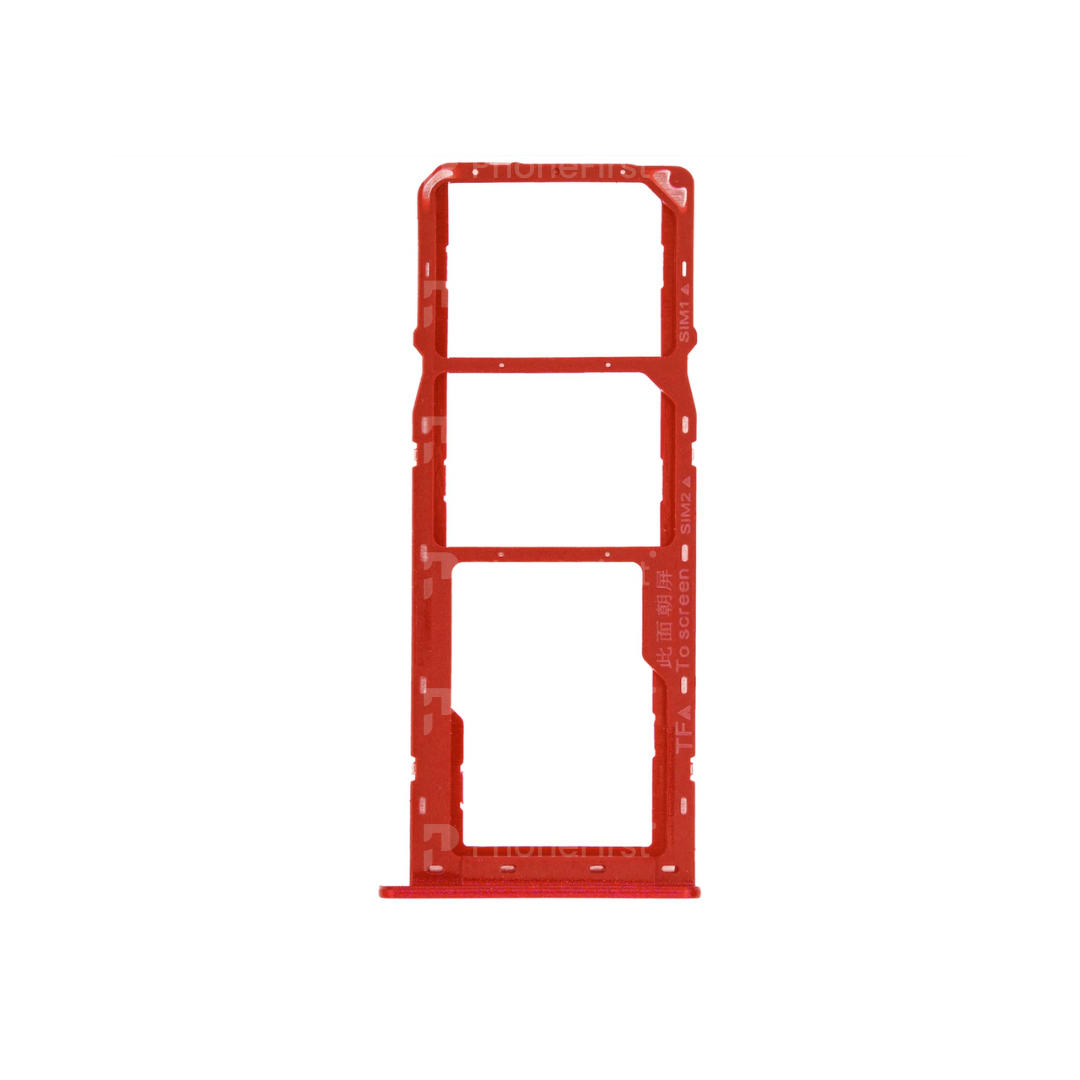 Samsung A20s A207 - Sim Tray Dual Sim Red