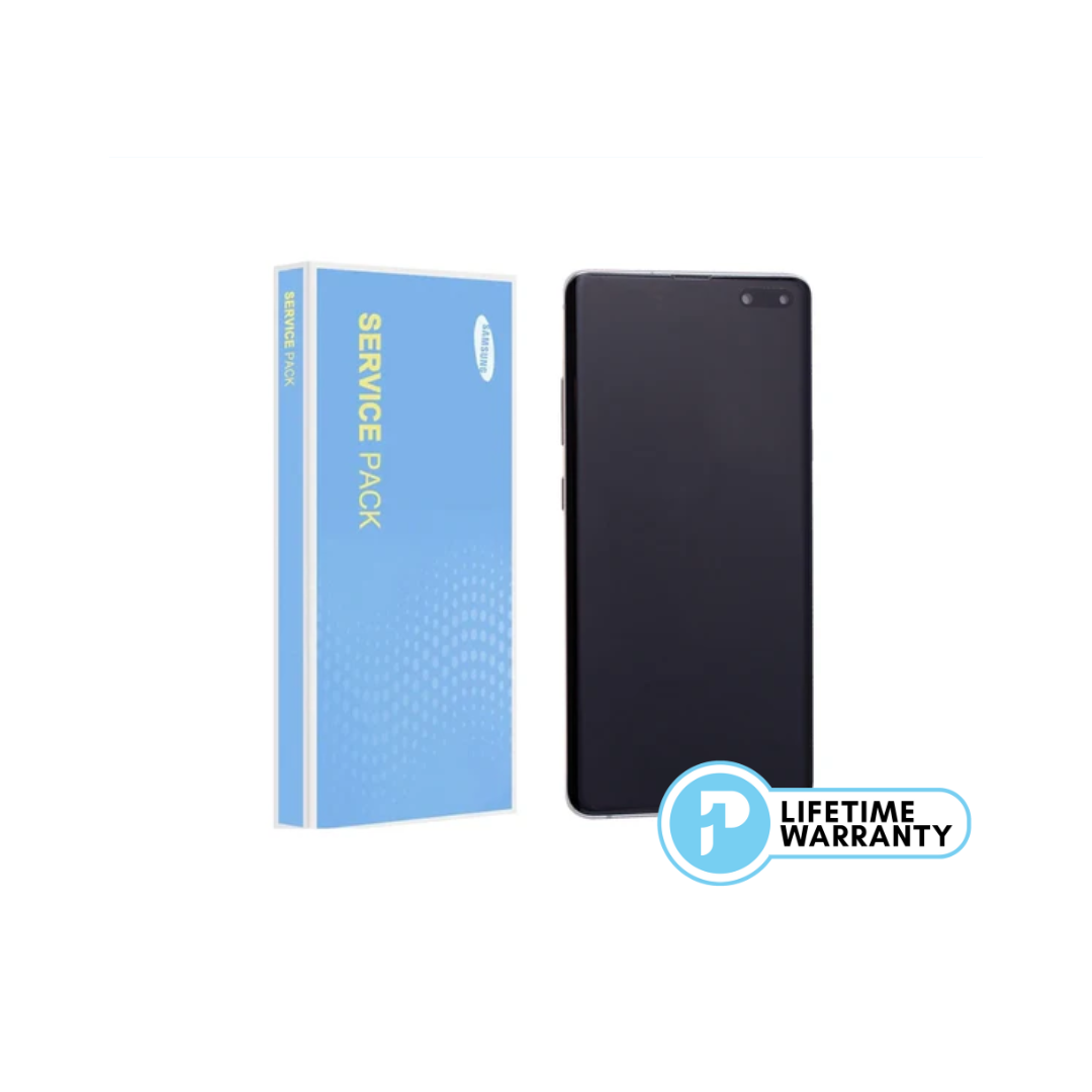 Samsung S10 5G G977 LCD (W/F) Service Pack Silver