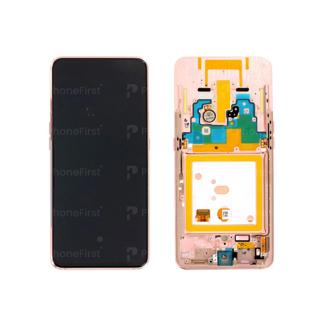 Samsung A80 A805 LCD (W/F) Service Pack Gold