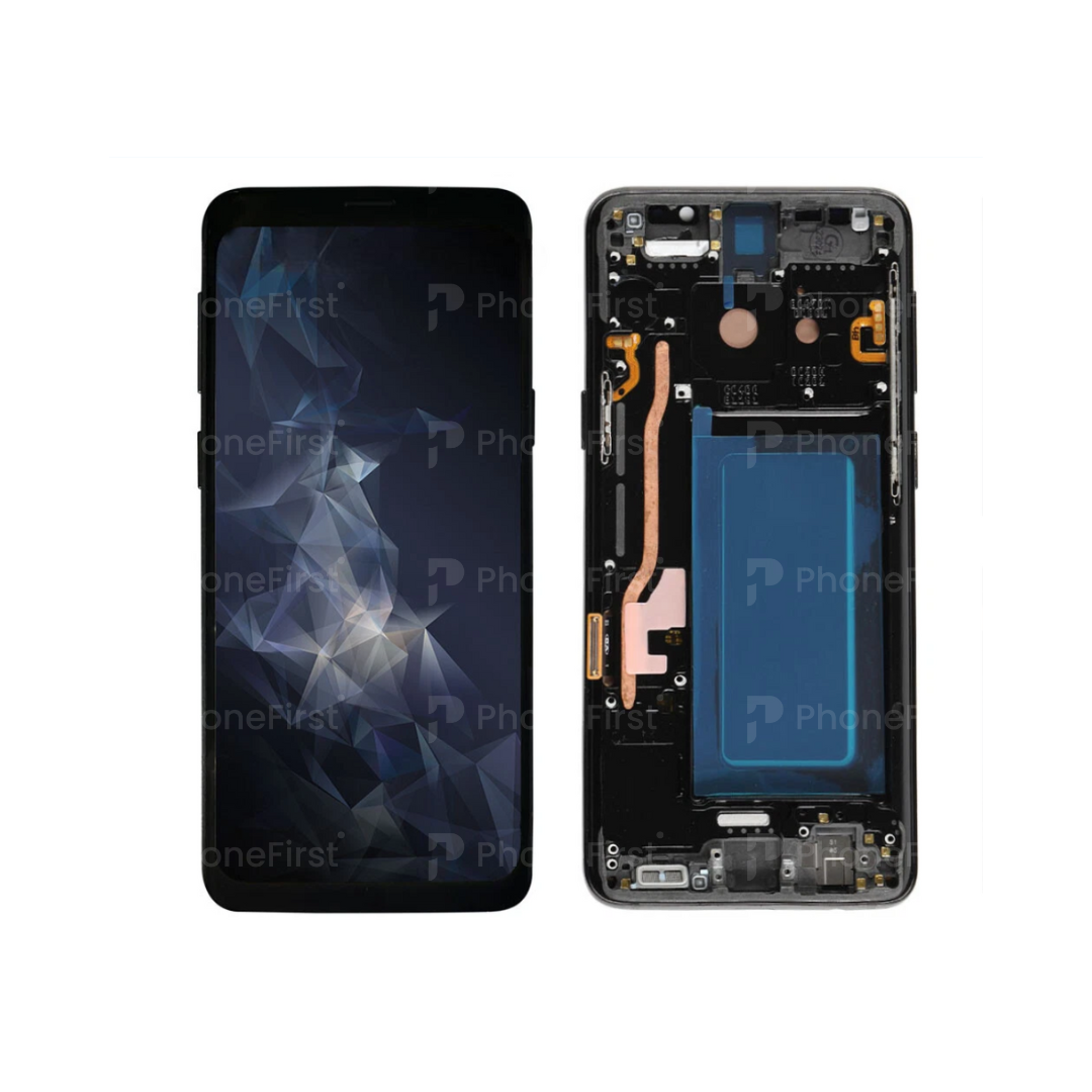 Samsung S9 G960 LCD (W/F) Glass Change Black