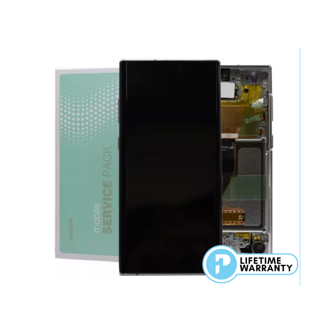 Samsung Note 10 N970F LCD (W/F) Service Pack Silver