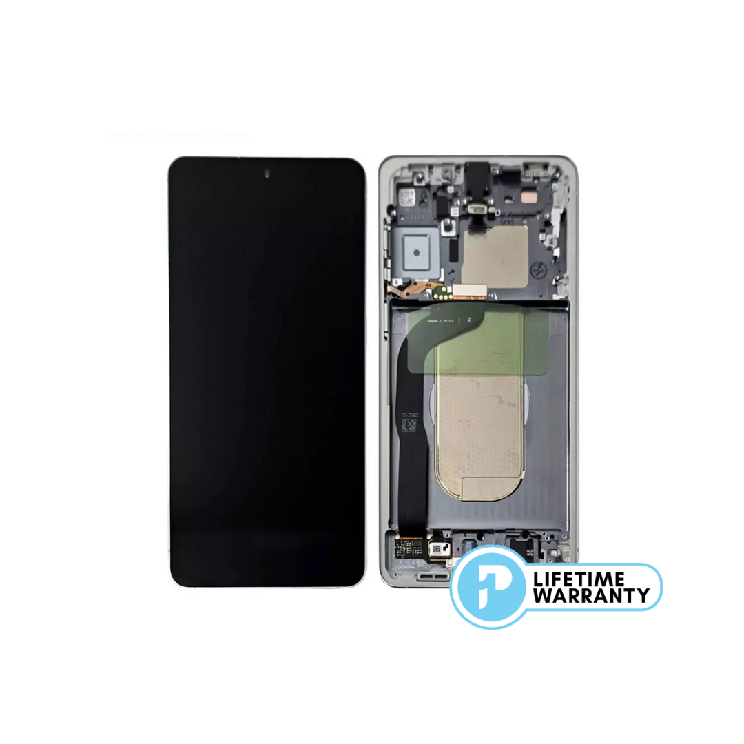 Samsung S25 Edge S937 LCD (W/F) Service Pack Titanium Silver / IcyBlue