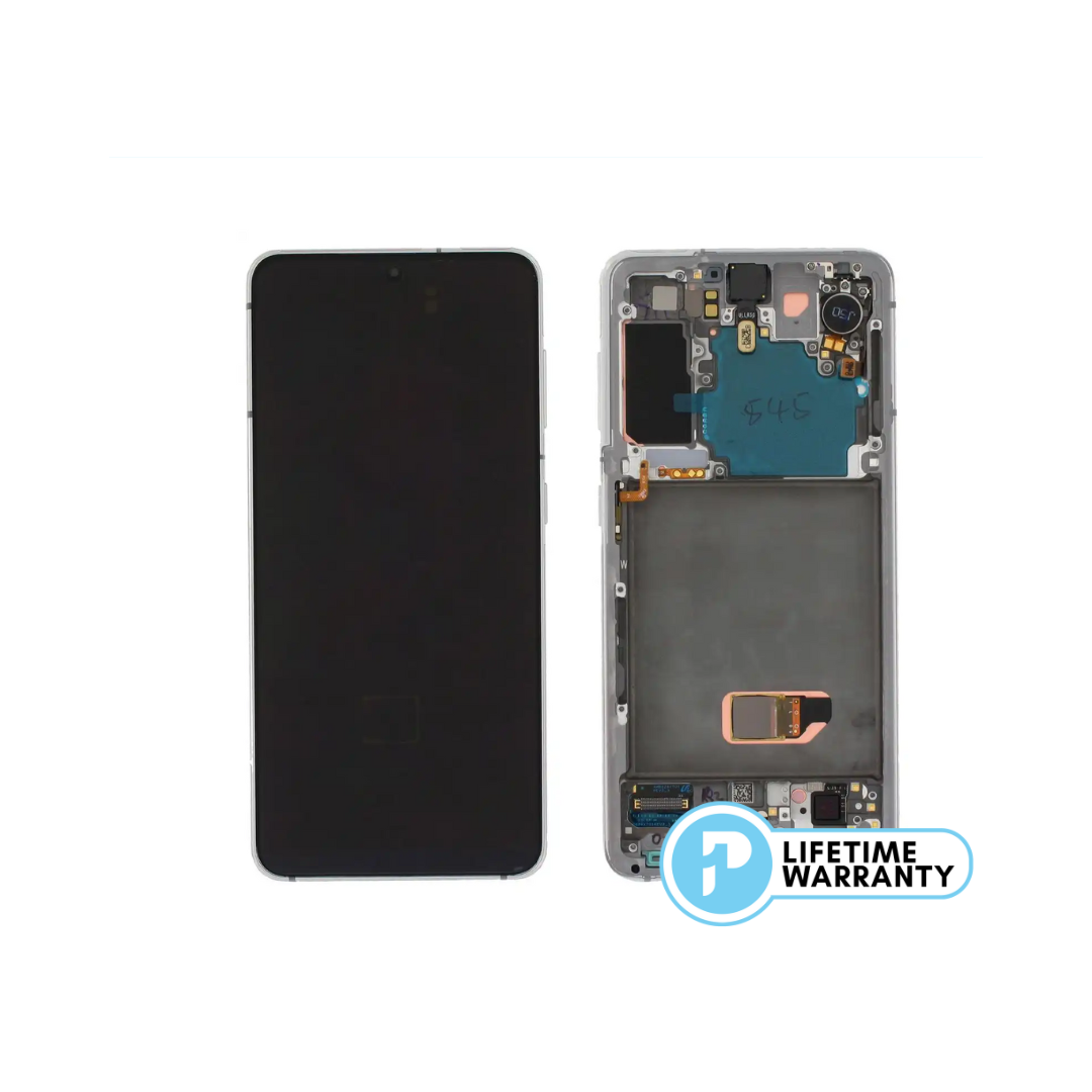 Samsung S21 G991 LCD (W/F) Service Pack White