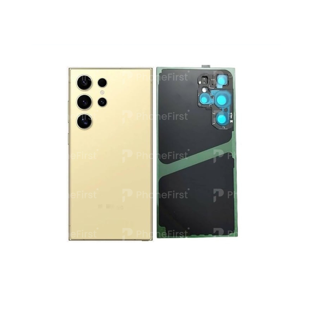 Samsung S24 Ultra S928 -Battery Back With Lens Titanium Yellow