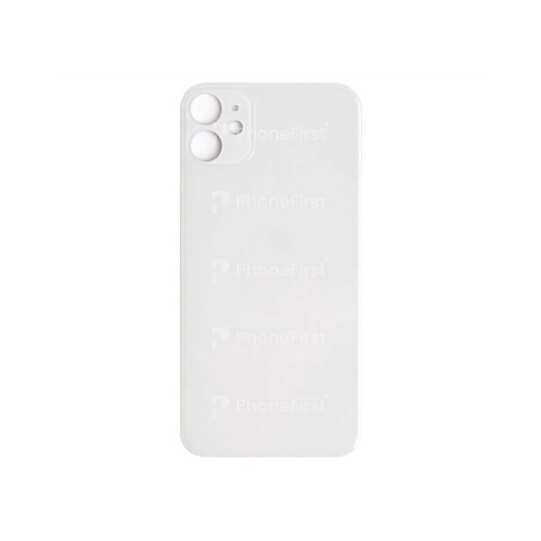 Apple iPhone 11 - Nparts Advance Battery Back Big Hole White