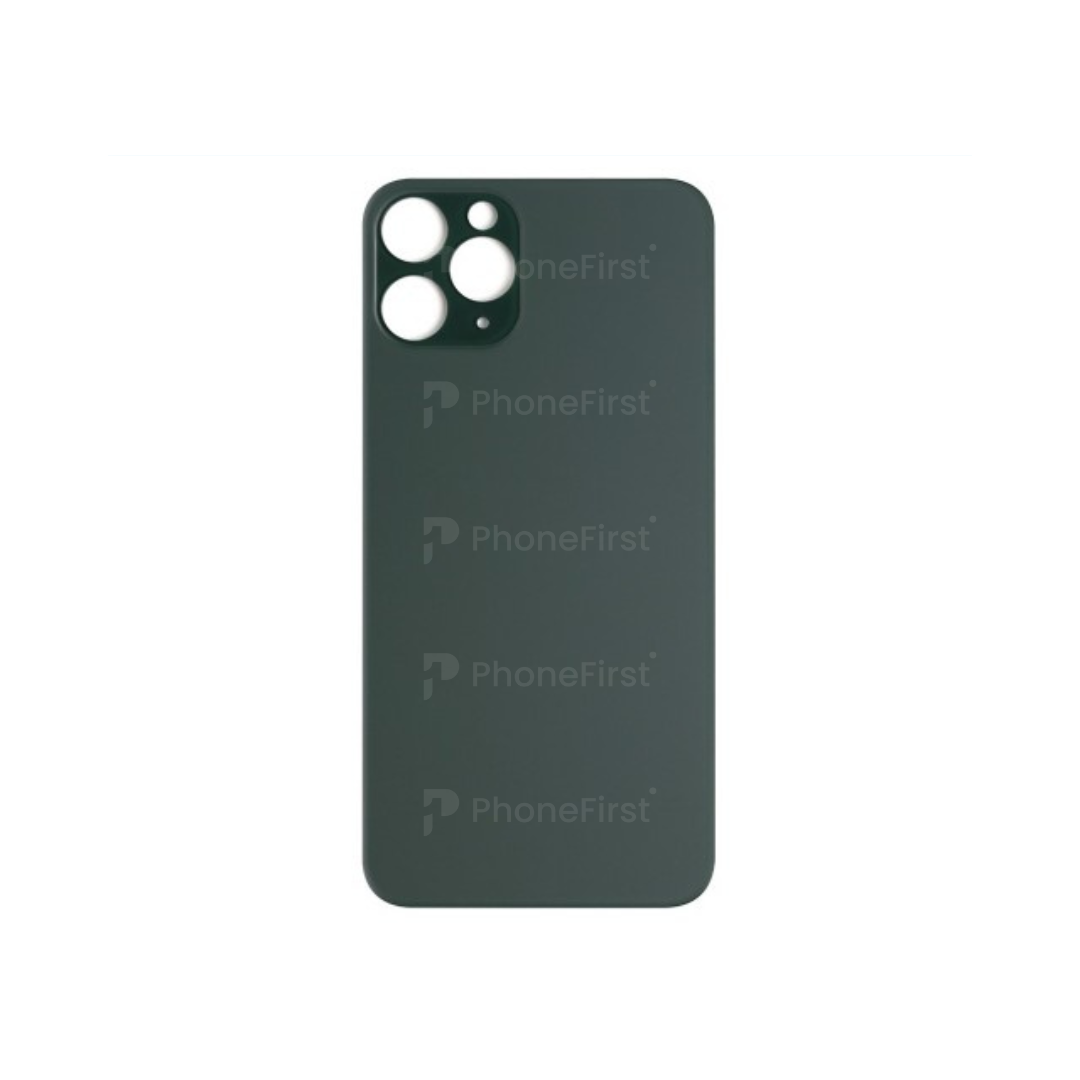Apple iPhone 11 Pro Max - Nparts Advance Battery Back Big Hole Dark Green