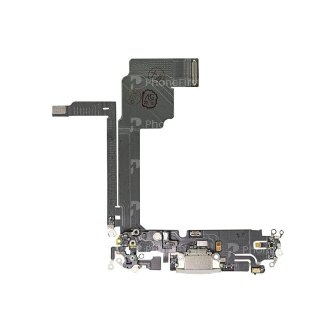 Apple iPhone 15 Pro - Charging Flex White Titanium
