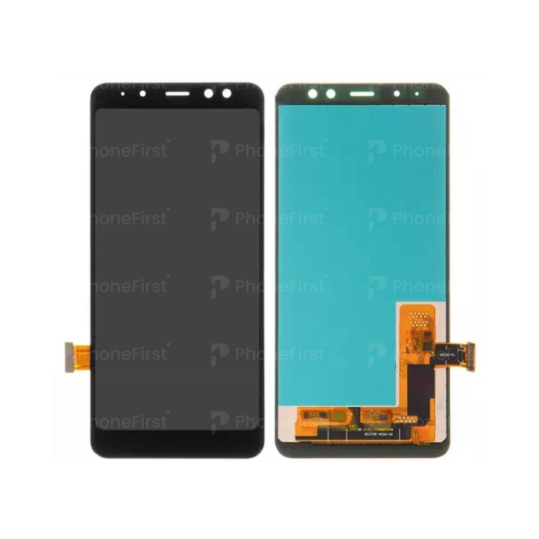 Samsung A8 2018 A530 LCD (N/F) Service Pack Black