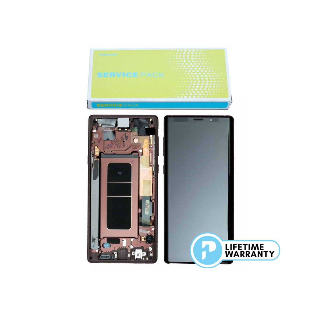 Samsung Note 9 N960 LCD (W/F) Service Pack Metallic Copper