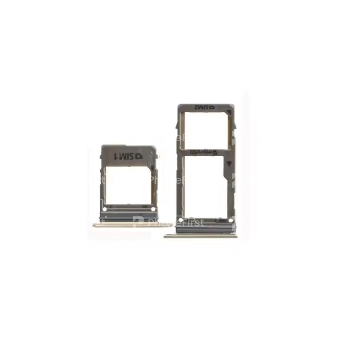Samsung A8 2018 A530 - Micro SD + SIM Tray Gold