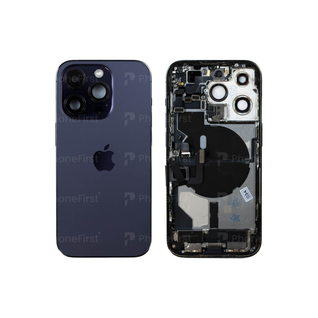 Apple iPhone 14 Pro - Housing with Parts 100 % Original Deep Purple