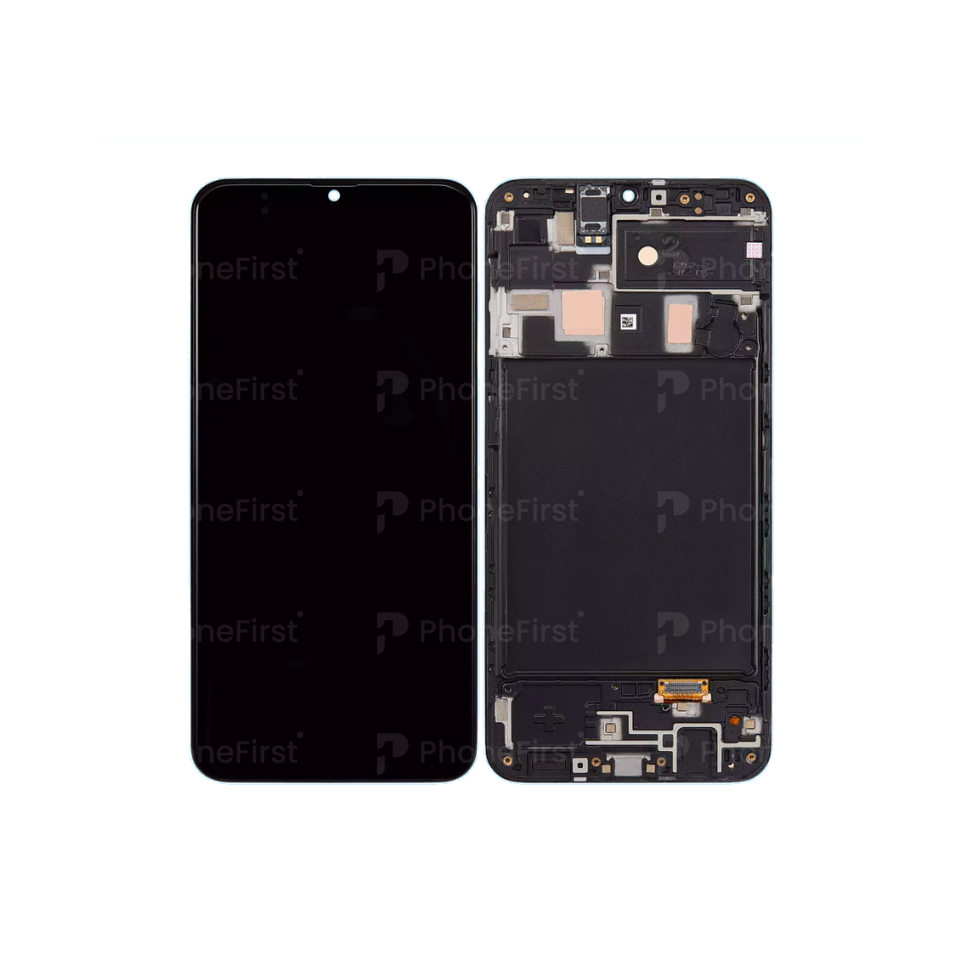 Samsung A20 A205 LCD (W/F) Service Pack Black