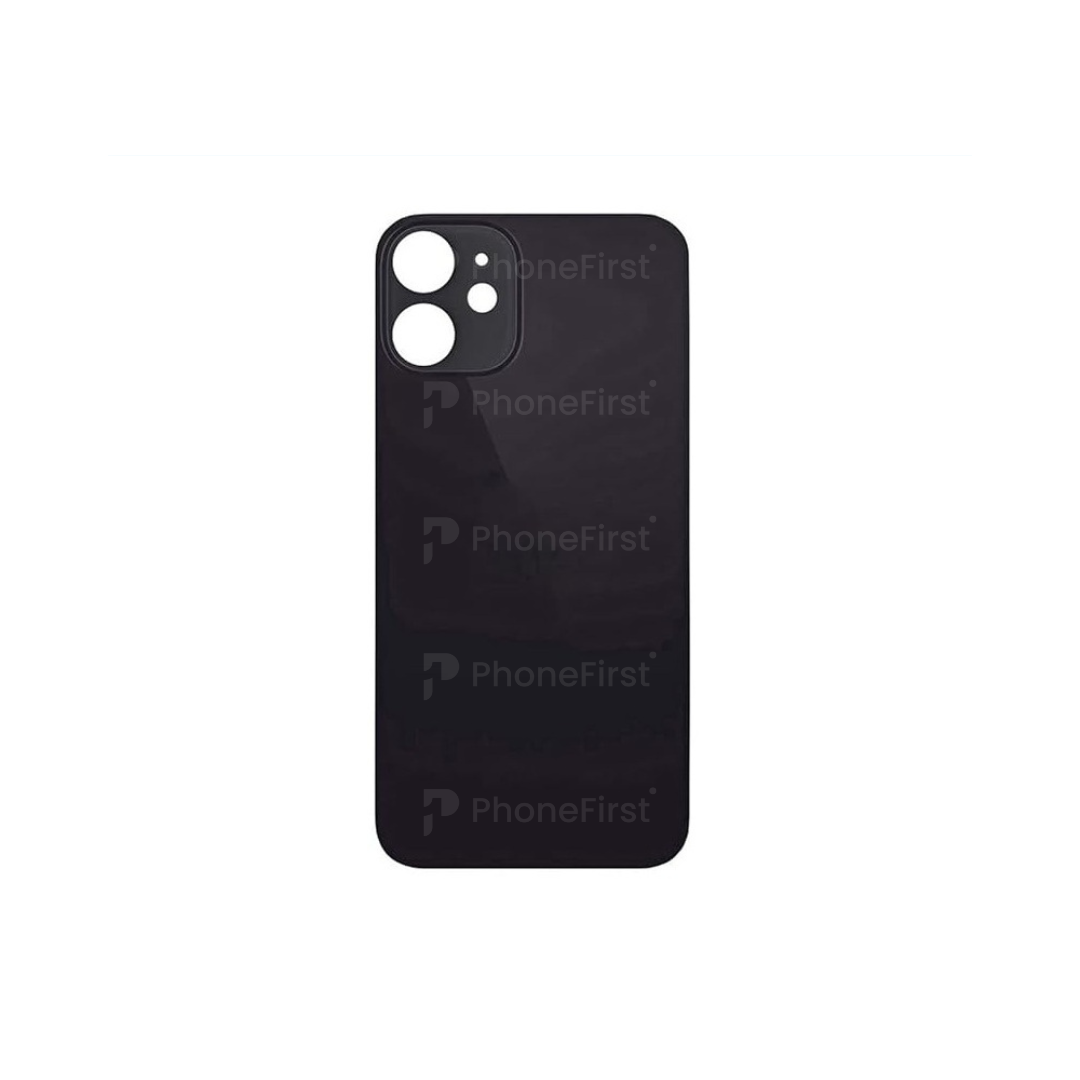 Apple iPhone 12 - Battery Back Big Hole Nparts Advance Black