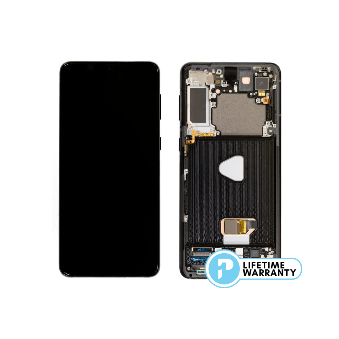 Samsung S21 Plus G996 LCD (W/F) Service Pack Black