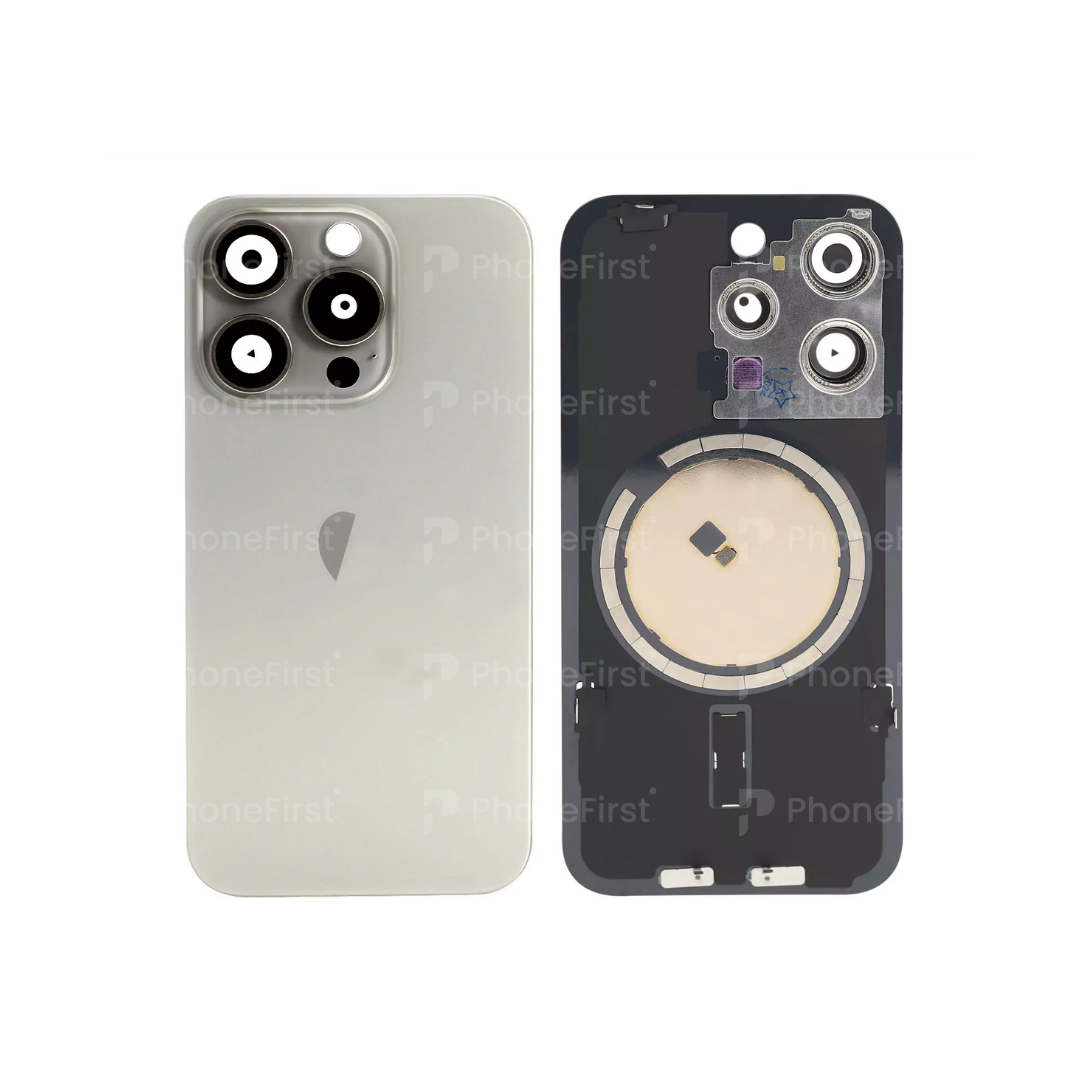 Apple iPhone 15 Pro - Battery Back With Magnet Natural Titanium