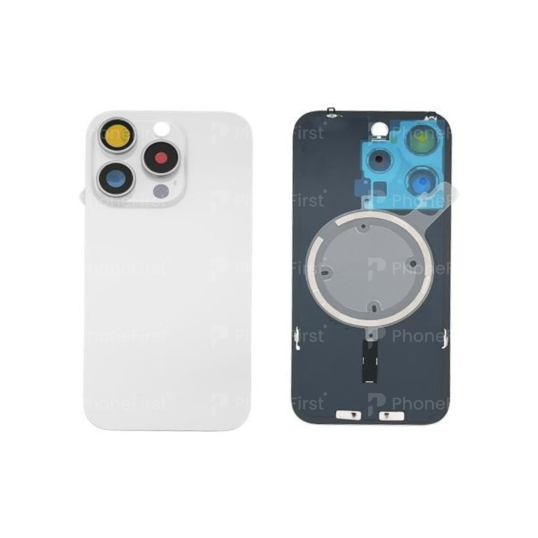 Apple iPhone 15 Pro - Battery Back With WirelessCoil White Titanium