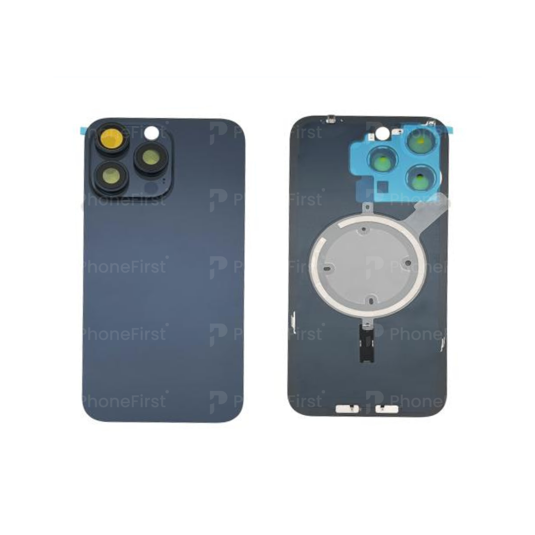 Apple iPhone 15 Pro - Battery Back With WirelessCoil Blue Titanium