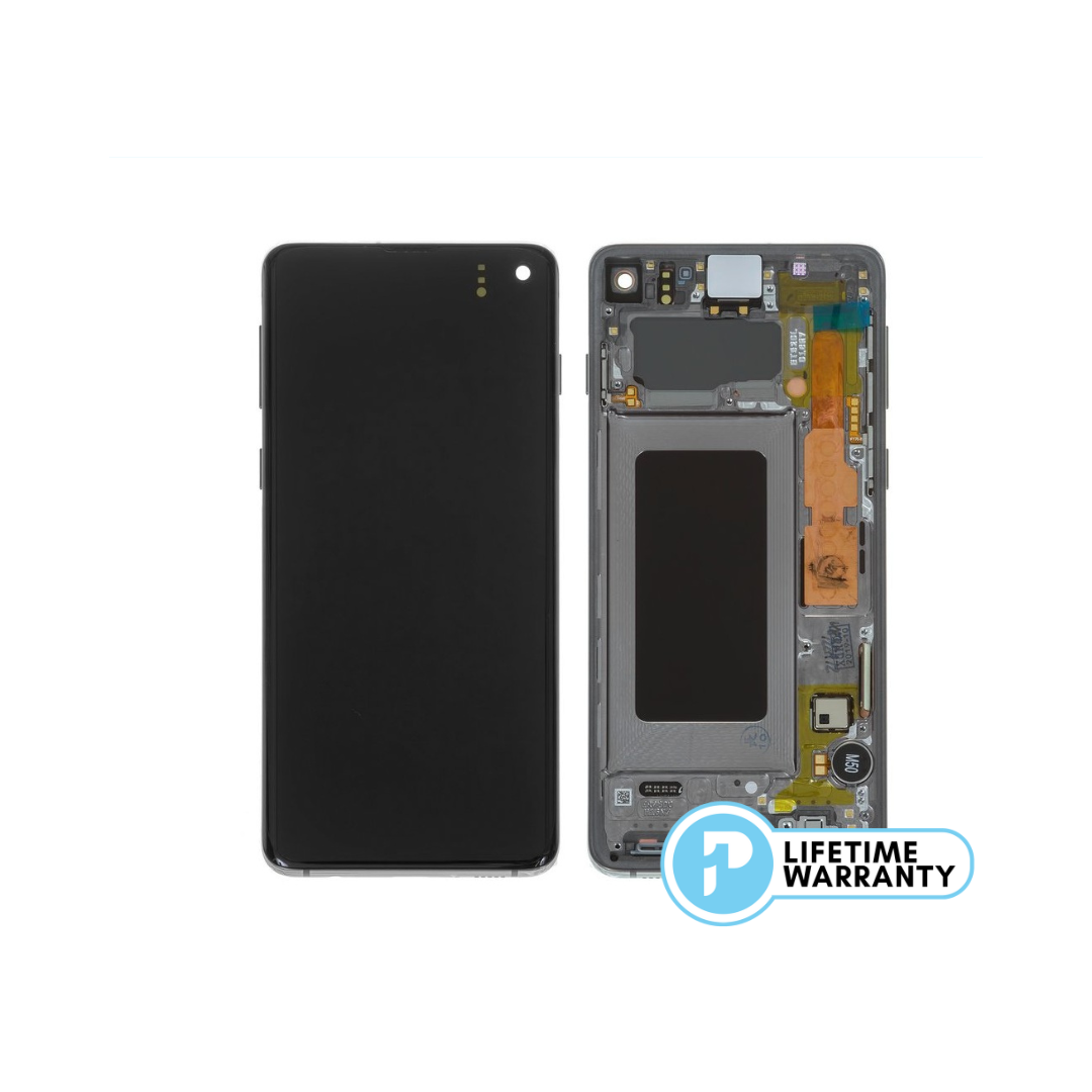 Samsung S10 G973 LCD (W/F) Glass Change Black