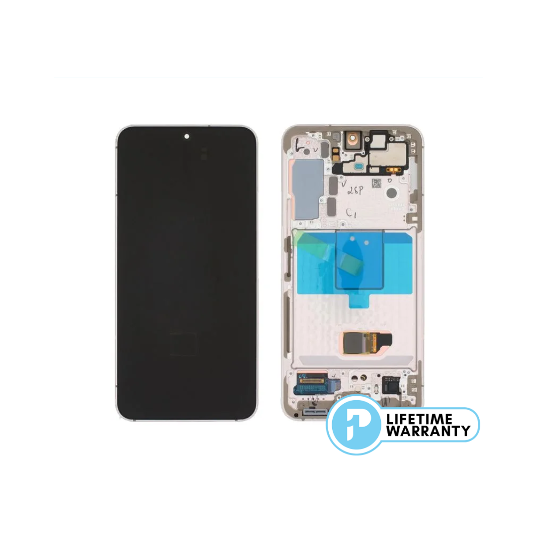 Samsung S22 S901 LCD (W/F) Service Pack Violet/Silver