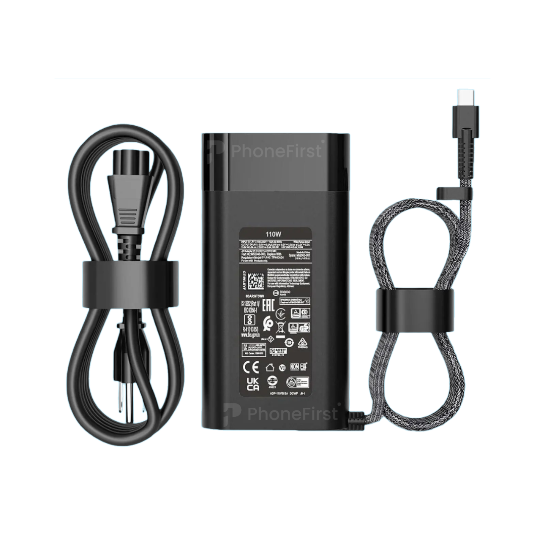 HP Type C 110W Original Laptop Charger Braided (With Power Cable)