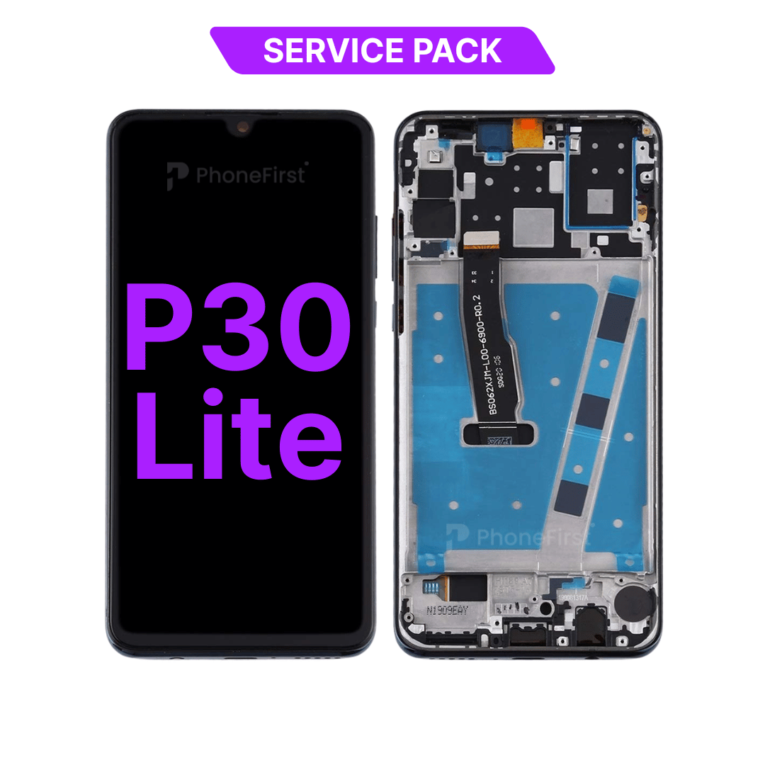 Huawei P30 Lite LCD (W/F) Service Pack Black