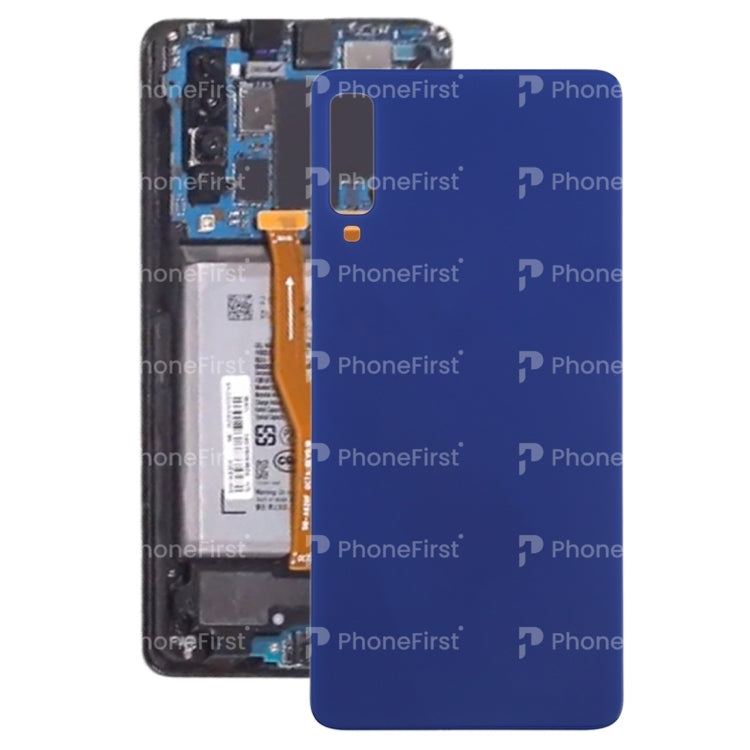 Samsung A7 2018 A750 - Battery Back With Lens Blue