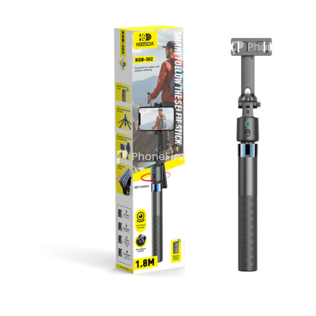 Koosda KGB-302 Smart Follow Tracker Selfie Stick Tripod 1.8mtr