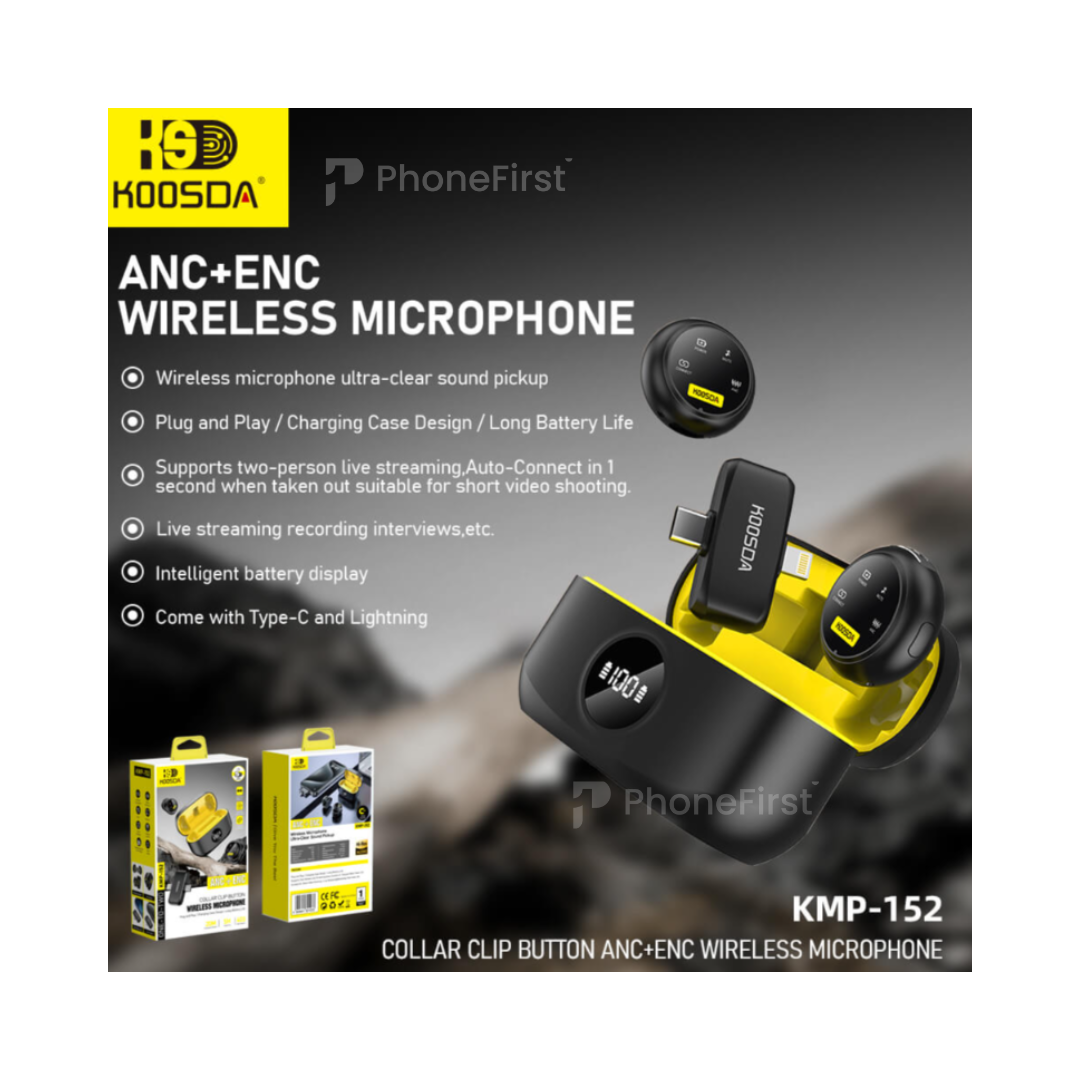 Koosda KMP-152 Wireless Microphone
