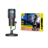 Koosda KMP-171 RGB Desktop Microphone Wireless