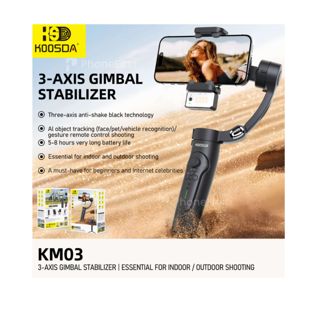 Koosda KM03 3-Axis Gimble Stabilizer