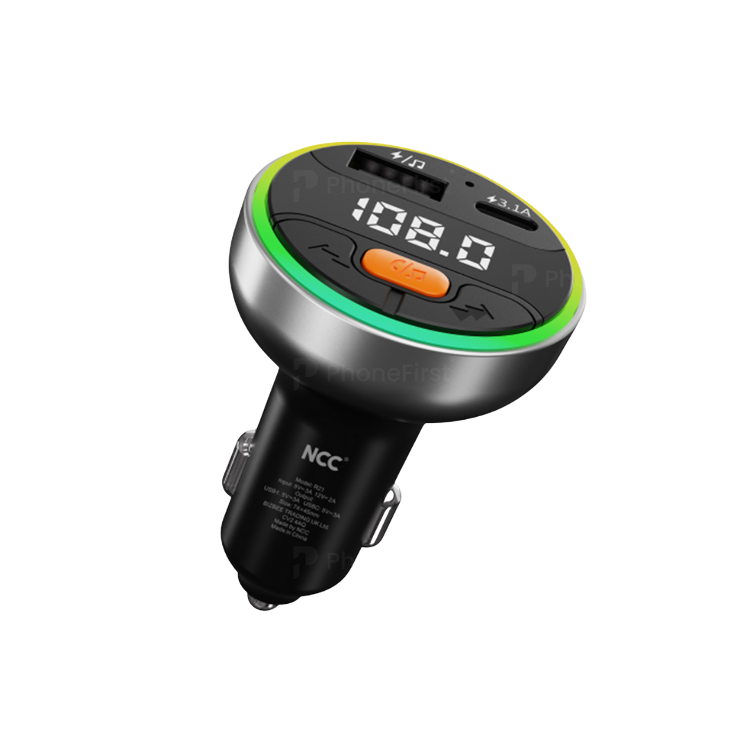 NCC Car Charger 2 in 1 BT Version R21