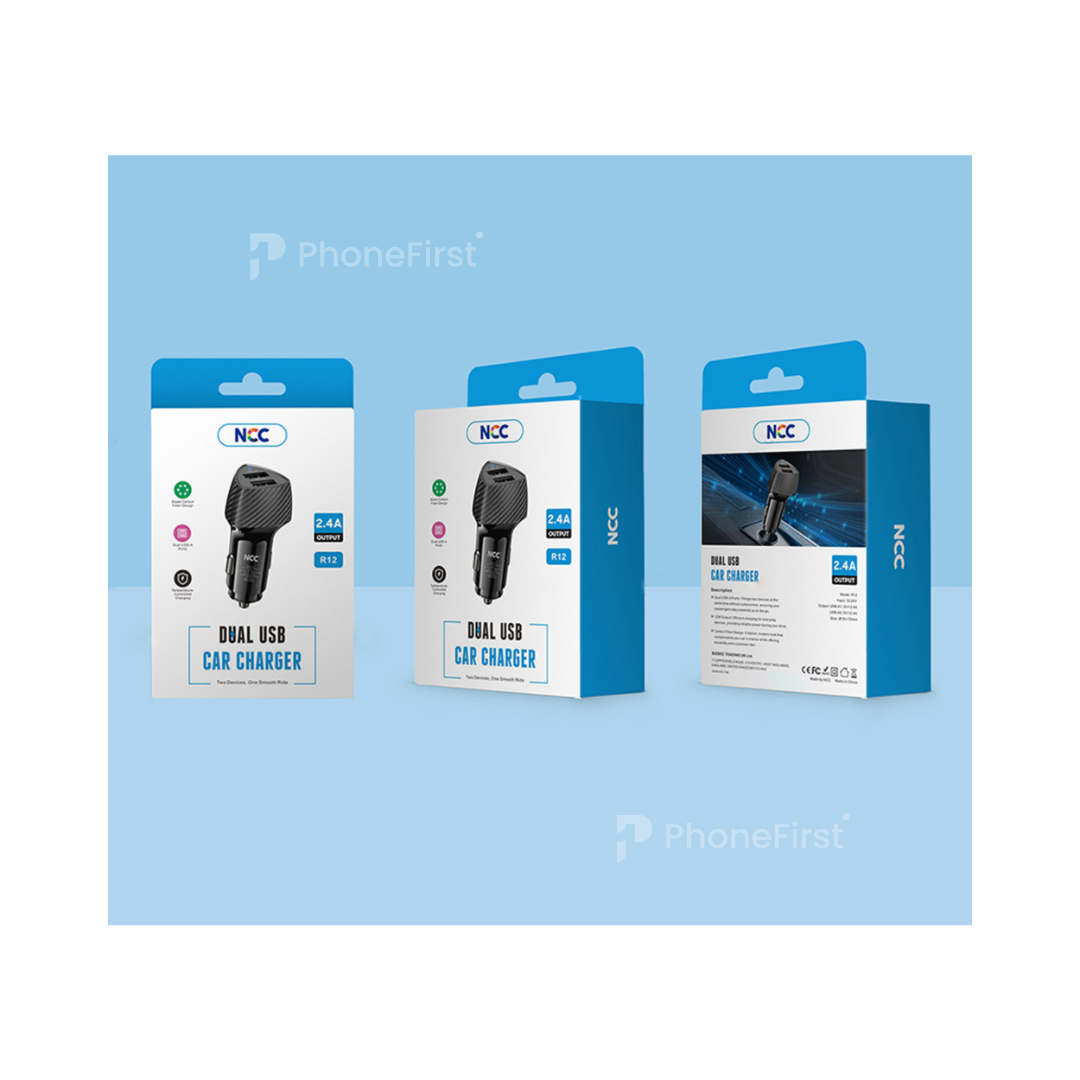 NCC Dual USB Car Charger R12