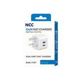 NCC Foldable USB-A + USB-C PD 20W Plug