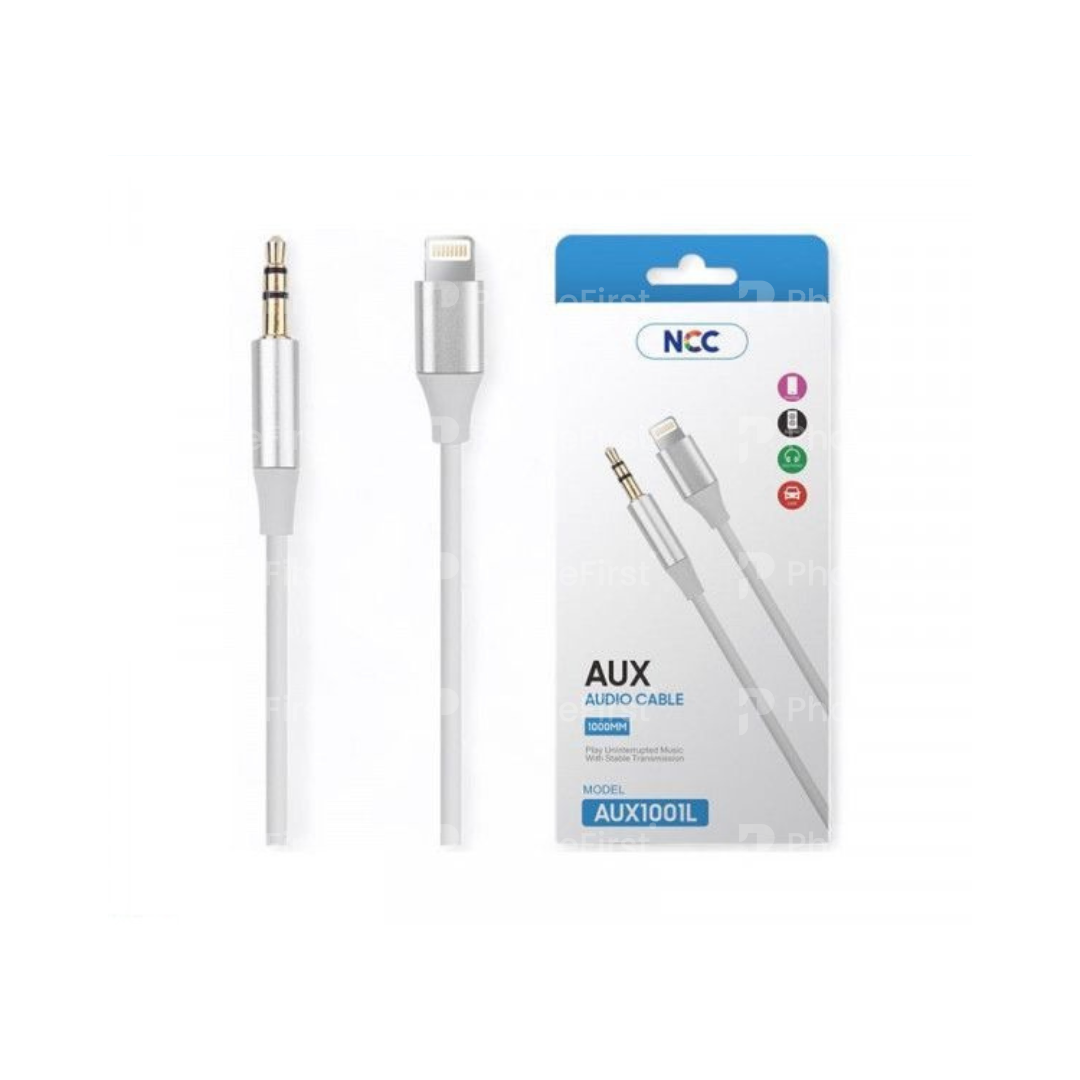 NCC Lightning to 3.5mm Aux Cable 1M AUX1001L