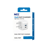 NCC USB-A + USB-C PD 20W Plug