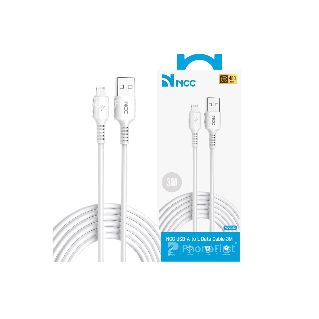 NCC USB-A to Lightning Cable 3M XC-2023