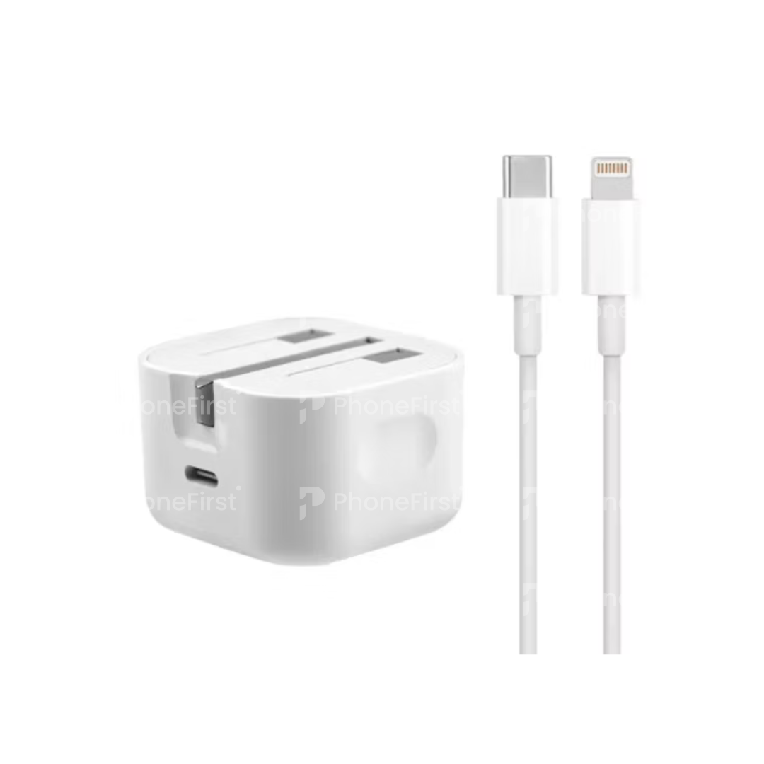 NCC USB-C Plug PD 20W + USB-C to Lightning Cable Charger Set