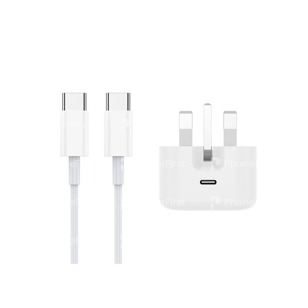NCC USB-C Plug PD 20W + USB-C to USB-C Cable Charger Set