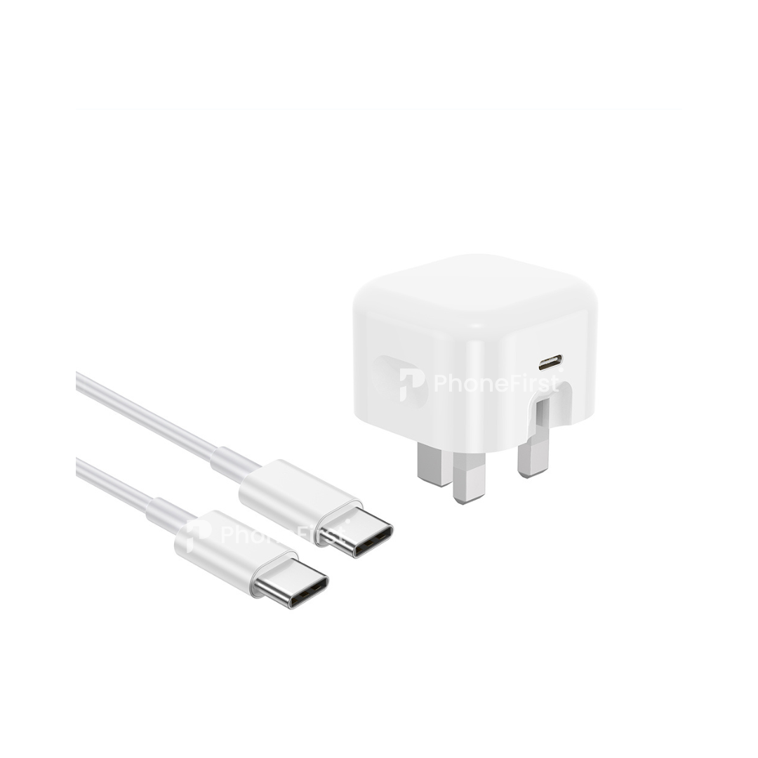 NCC USB-C Plug PD 20W + USB-C to USB-C Cable Charger Set C111