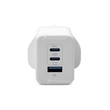 NCC USB-C + USB-C + USB-A PD 65W Plug C31